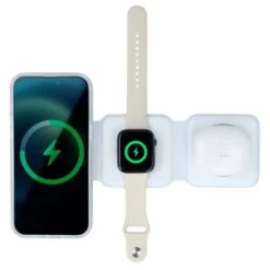 Base Di Ricarica Wireless Per 3 Dispositivi