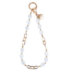 Bracciale A Catena Con Perle Per Telefoni