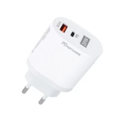 Caricabatterie A Ricarica Rapida Doppio USB - Tipo C