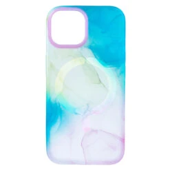 APPLE Cover Ad Acquerelli Compatibile Con Magbattery Per IPhone 15 Plus