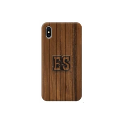 COVER INIZIALI EFFETTO LEGNO 2 Per APPLE IPHONE SAMSUNG GALAXY HUAWEI ASUS LG ALCATEL SONY WIKO VODAFONE MICROSOFT NOKIA