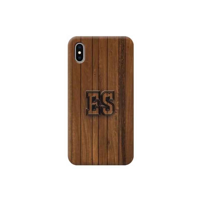 COVER INIZIALI EFFETTO LEGNO 2 Per APPLE IPHONE SAMSUNG GALAXY HUAWEI ASUS LG ALCATEL SONY WIKO VODAFONE MICROSOFT NOKIA