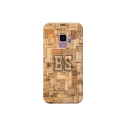 COVER INIZIALI EFFETTO LEGNO 5 Per APPLE IPHONE SAMSUNG GALAXY HUAWEI ASUS LG ALCATEL SONY WIKO VODAFONE MICROSOFT NOKIA