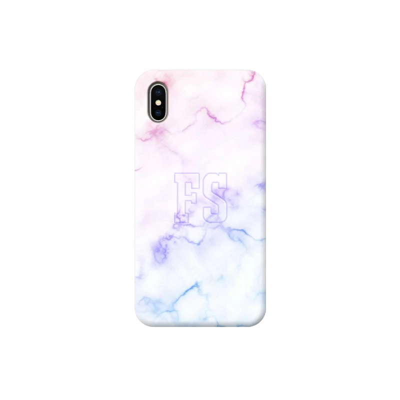 COVER INIZIALI MARMO VIOLA ROSA Per APPLE IPHONE SAMSUNG GALAXY HUAWEI ASUS LG ALCATEL SONY WIKO VODAFONE MICROSOFT NOKIA