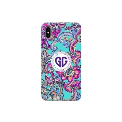 COVER INIZIALI MONOGRAM FIORI Per APPLE IPHONE SAMSUNG GALAXY HUAWEI ASUS LG ALCATEL SONY WIKO VODAFONE MICROSOFT NOKIA
