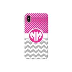 COVER INIZIALI MONOGRAM POI RIGHE Per APPLE IPHONE SAMSUNG GALAXY HUAWEI ASUS LG ALCATEL SONY WIKO VODAFONE MICROSOFT NOKIA