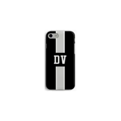 COVER INIZIALI RIGA GRIGIO Per APPLE IPHONE SAMSUNG GALAXY HUAWEI ASUS LG ALCATEL SONY WIKO VODAFONE MICROSOFT NOKIA