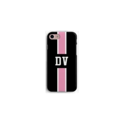 COVER INIZIALI RIGA ROSA Per APPLE IPHONE SAMSUNG GALAXY HUAWEI ASUS LG ALCATEL SONY WIKO VODAFONE MICROSOFT NOKIA