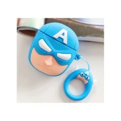 Custodia Case Silicone AirPods Captain America