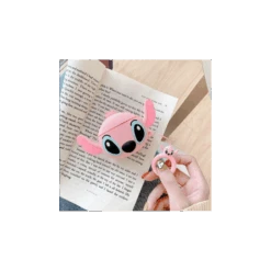 Custodia Case Silicone AirPods Stitch Rosa