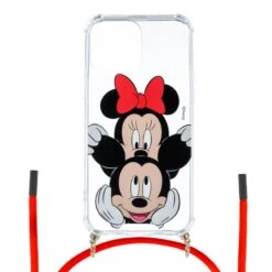 APPLE Cover Mickey E Minnie Che Spuntano - Classici Disney Per IPhone 13 Mini