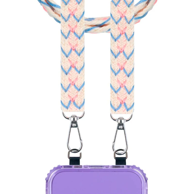 Lanyard Bordado Fio 脡tnico - Cord茫o Para Telem贸vel E Bolsa - Image 2