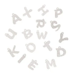 Portachiavi Smartphone Con La Tua Iniziale Nera A