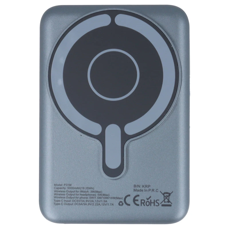 PowerBank 3 In 1 Compatibile Con MagSafe 5000 MAh