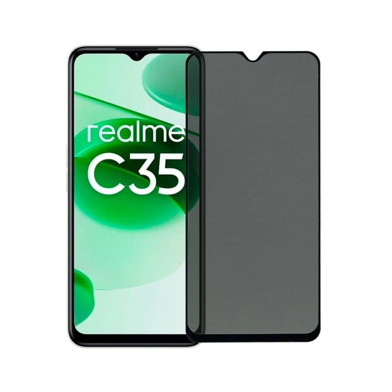 Protezione Completa Per Lo Schermo In Vetro Temperato Antispia Per Realme C35