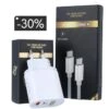 Set Di Ricarica - Caricabatterie A Ricarica Rapida USB/C + Cavo Tipo C/Tipo C