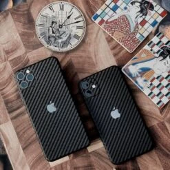 SKIN VINILE ADESIVO CARBONIO WRAPPING PER TUTTI I TELEFONI