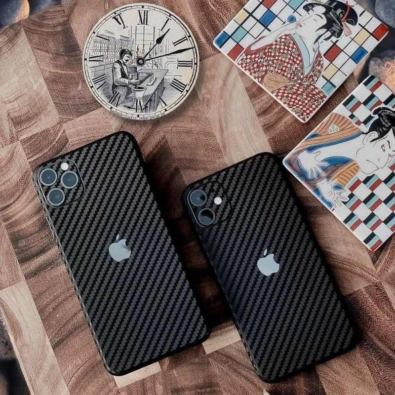 SKIN VINILE ADESIVO CARBONIO WRAPPING PER TUTTI I TELEFONI