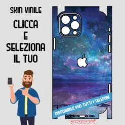 SKIN VINILE ADESIVO CIELO COSTELLAZIONE WRAPPING PER TUTTI I TELEFONI