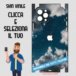 SKIN VINILE ADESIVO CIELO NOTTE WRAPPING PER TUTTI I TELEFONI