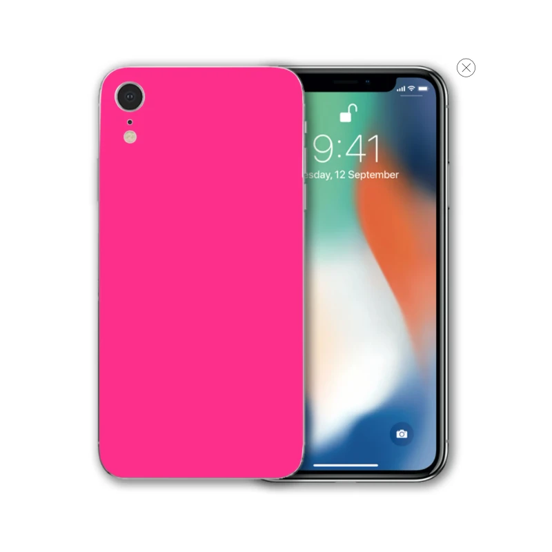 SKIN VINILE ADESIVO FLUO FUCSIA GLOSSY WRAPPING PER TUTTI I TELEFONI