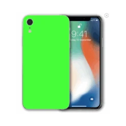 SKIN VINILE ADESIVO FLUO VERDE GLOSSY WRAPPING PER TUTTI I TELEFONI