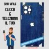 SKIN VINILE ADESIVO JEANS DENIM WRAPPING PER TUTTI I TELEFONI
