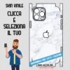 SKIN VINILE ADESIVO MARMO BIANCO WRAPPING PER TUTTI I TELEFONI