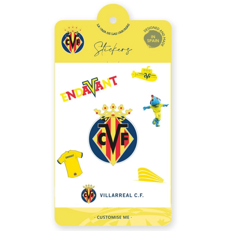 Stickers Del Villarreal CF - Personalizza I Tuoi Dispositivi