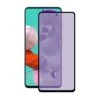 Vetro Temperato Completo Anti Blue-ray Nero Per Samsung Galaxy A71