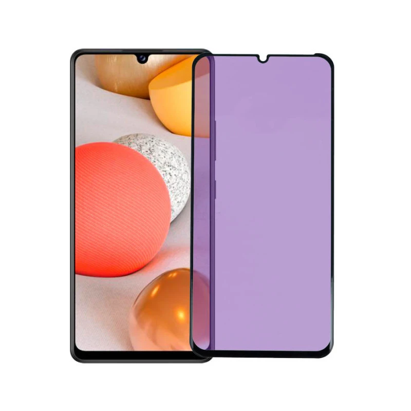 Vetro Temperato Completo Anti Blue-Ray Per Samsung Galaxy A42 5G