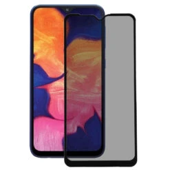 Vetro Temperato Completo Antispia Nero Per Samsung Galaxy A10