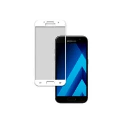 Protezione Per Lo Schermo In Vetro Temperato Completa Bianca Per Samsung Galaxy A3 2017