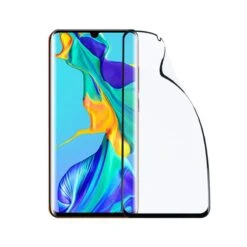 Vetro Temperato Completo Nero Flessibile Per Xiaomi Mi Note 10 Pro