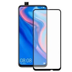 Vetro Temperato Completo Nero Per Huawei P SMart Z
