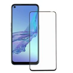 Vetro Temperato Completo Nero Per Oppo A53s