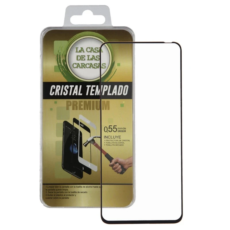 Vetro Temperato Completo Nero Per Oppo Reno 4Z - Image 2