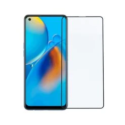 Vetro Temperato Completo Nero Per Oppo Reno8 Lite 5G