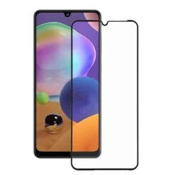 Vetro Temperato Completo Nero Per Samsung Galaxy A31