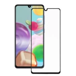 Vetro Temperato Completo Nero Per Samsung Galaxy A41