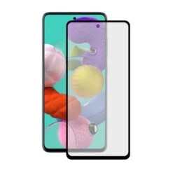 Vetro Temperato Completo Nero Per Samsung Galaxy A71