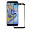 Vetro Temperato Completo Nero Per Samsung Galaxy J6 Plus