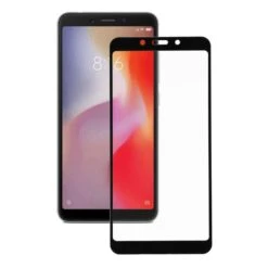 Vetro Temperato Completo Nero Per Xiaomi Redmi 6A
