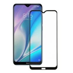 Vetro Temperato Completo Nero Per Xiaomi Redmi 9C