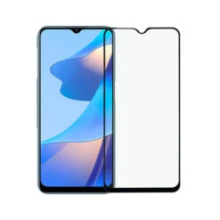 Vetro Temperato Completo Per Oppo A16 - Nero
