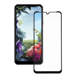 Vetro Temperato Completo Trasero Nero Per LG K40S